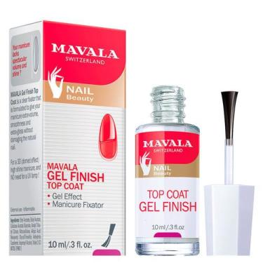 Imagem de Gel Finish Top Coat Mavala - Cobertura Fixadora, 10ml