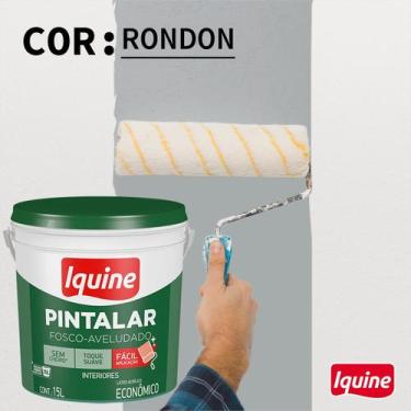 Imagem de Tinta Acrílica Econômica Pintalar Branco Fosco 15 Litros - Iquine, Ron