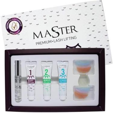 Imagem de Kit master lash lifting brow lamination passo 1 2 3 gel fixador pads
