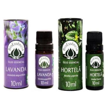 Imagem de KIT C/2 Óleo Essencial Lavanda e Hortelã Pimenta - Bioessência
