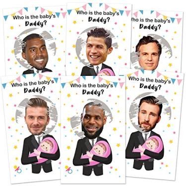 Imagem de Ggjgrpx Cartões De Raspadinha Engraçados Para Chá De Bebê, Cartões De Rifa De Bilhete De Loteria Para Raspar, Jogo De Chá De Bebê, Ótimas Ideias De Jogos Para Quebrar O Gelo Para Chá De Bebê, Quem É