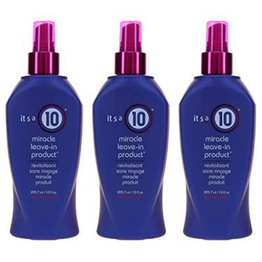 Imagem de It's a 10 Haircare É Um Produto Leave-In 10 Miracle De 10 Oz (Pacote Com 3)