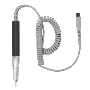 Imagem de Substituição de Peça de Mão de Unha, Polir de Unha Piece Ergonômico Silencioso para a Máquina de Polimento de Unhas (Preto)