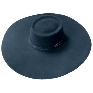 Imagem de Chapéu Mangueira Aba 15 Reppetto Chapéu Gaúcho Unissex Marrom Preto Ab
