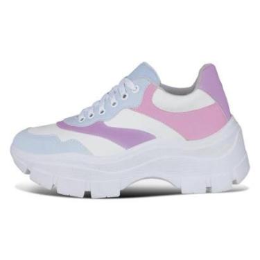 Imagem de Tênis Feminino Muda de Cor no Sol Sun Colors Tumblr Plataforma-Feminino