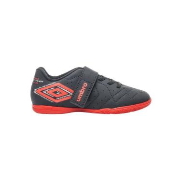 Imagem de Chuteira Futsal Neo Striker Kids U07fb00133-142 - Preto/Vermelho 35