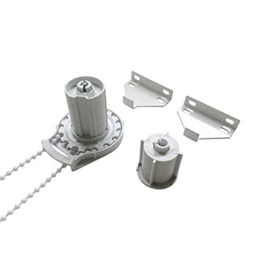 Imagem de Luanxu Kit de reparo de peças de encaixe DIY de 38 mm (1-1/5.1 cm) completo com suportes de metal, corrente de contas e clipe de segurança infantil, peso da persiana carga máxima 5 kg (5 kg)