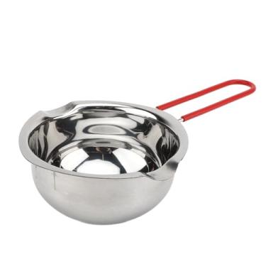 Imagem de Potão de Fusão, 500 Ml de Aço Inoxidável Tigela de Fusão Dupla de Caldeira Com Manteiga de café Com Leite de Leite Com Maior Capacidade Com Alça à Prova de Calor Panela de Fondue