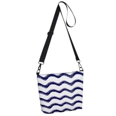 Imagem de Mochila pequena tiracolo feminina, monograma, inicial, impermeável, bolsa de peito, pochete para o dia a dia, bolsa transversal ao ar livre, Estilo 8, Small