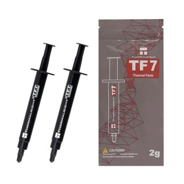 Imagem de Pasta térmica TF7 - 2 x 2 gramas, condutividade térmica, graxa de dissipador de calor de 12,8 W/m.k para todos os dissipadores de calor, resfriadores de CPU | Pacote com 2