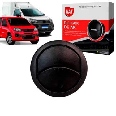 Imagem de Difusor Saida De Ar Fiat Uno Vivace 2010 Até 2014 E Fiorino 2014 Até 2