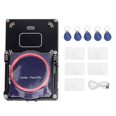 Imagem de Card Reader NFC Função Id IC Full Band Type C Card Decodificador Decriptor para Sistemas de Controle de Acesso RFID ABS Material Usb Tipo C Interface (5pcs uid keychai)