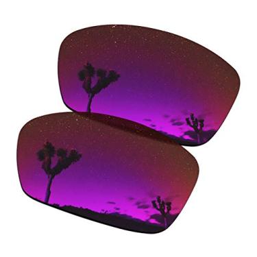 Imagem de SmartVLT Lentes de substituição polarizadas revestidas AR Midnight Sun para Oakley Plaintiff Squared OO4063
