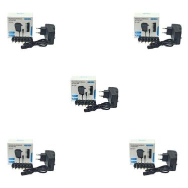 Imagem de Kit Com 5 Fontes Universal Câmera Segurança Telefone 3V 12