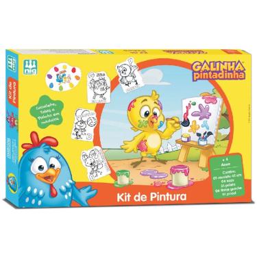 Imagem de Kit De Pintura Galinha Pintadinha - nig Brinquedos