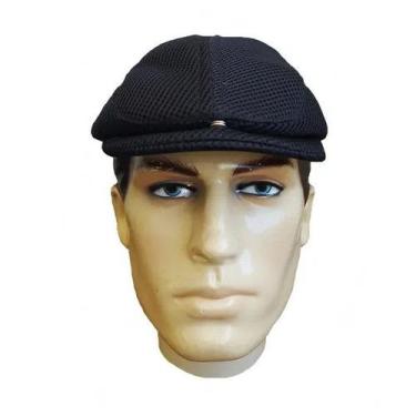 Imagem de Boné Boina Chapéu Masculina Italiana Pano Macio Com botão  Estilo Cele