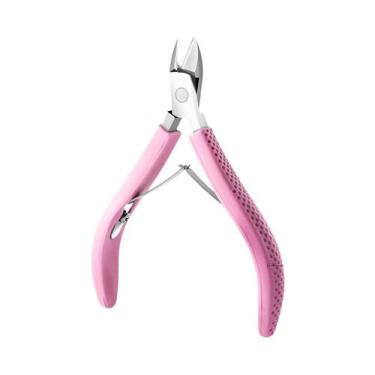 Imagem de Tesoura De Cutícula De Unha De Aço Inoxidável, Removedor De Manicure, 