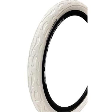 Imagem de Pneu 26 X 2.125 Kenda K1008 Slick Flame Branco