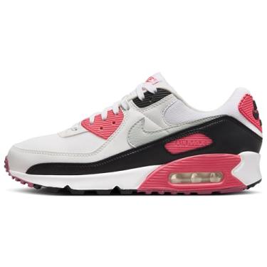 Imagem de Nike Tênis feminino Air Max 90 (DH8010-105, branco/rosa áster/preto/prata claro), branco/rosa áster/preto/prata claro, 42