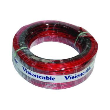 Imagem de Cabo Cristal 2X14 1.50MM Vermelho 100 Metros - Visioncable