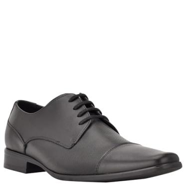 Imagem de Calvin Klein Bram Oxford masculino, couro diamante preto, Couro diamante preto, 44