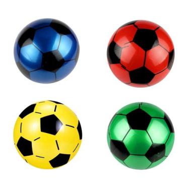 Imagem de kit 4 bola leve de vinil resistente para evento festa infantil lembran