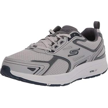 Imagem de Tênis de corrida e caminhada masculino Skechers Go Run Consistent-Performance, Grey/Navy, 11.5
