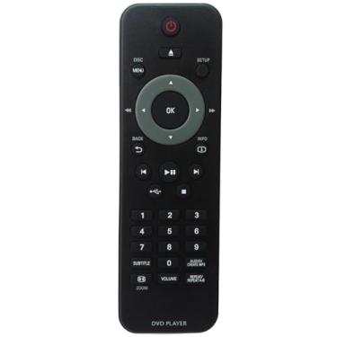 Imagem de Controle remoto de substituição aplicável para Philips DVD Player DVP3560/F8 DVP4050 DVP6620 DVP3520K DVP3560K DVP3354K DVP3354K/55 DVP3350K DVP3350K/55 DVP3560 DVP35600 /F7 DVPV 3980 DVP3962 DVP3982