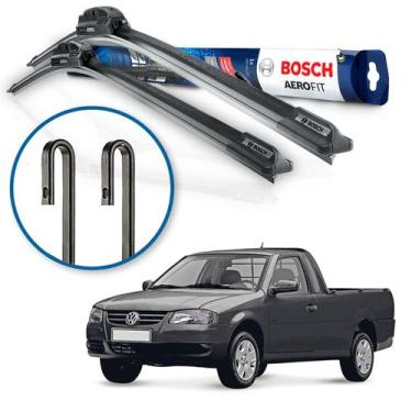Imagem de Par Palheta Limpador Parabrisa Bosch Saveiro 2000 2001 2002 03 04 05 0