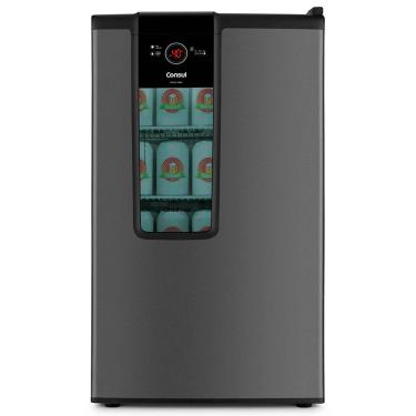 Imagem de Cervejeira Consul Titanium com 82 Litros Display na Porta e Controle de Temperatura - CZD12AT