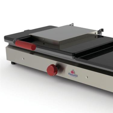 Imagem de Chapa Sanduicheira Dupla A Gás Progás Inox Com Prensa Pr-950gn