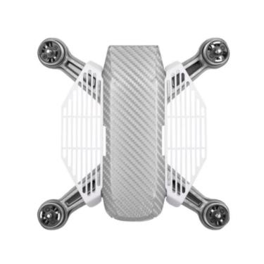 Imagem de Protetor de Dedos Branco para Decolagem e Pouso Nas Mãos Drone Dji Spark