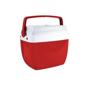 Imagem de Caixa Térmica 12 Litros Com Alça Cores Mor Cor:vermelho Vermelho