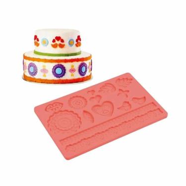Imagem de Molde De Silicone Confeitaria Ft207 - Silver Chef - Com 1 Unidade