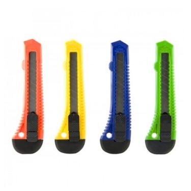 Imagem de Estilete De Plástico Largo 18mm Es1801 Brw Azul