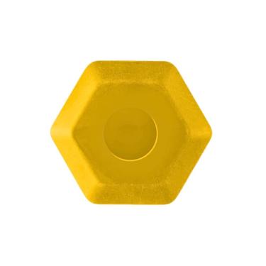 Imagem de Borracha Ergonômica Hexagonal Color Joy Leo&leo Amarelo