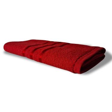 Imagem de Toalha De Rosto Grande Verona 230g-m² 100% Algodão 45x70 Cm Vermelho