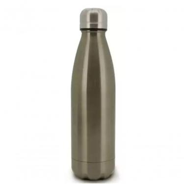 Imagem de Garrafa Térmica Bronze Parede Dupla Em Inox 500 Ml - Mimo Style - Aj20040