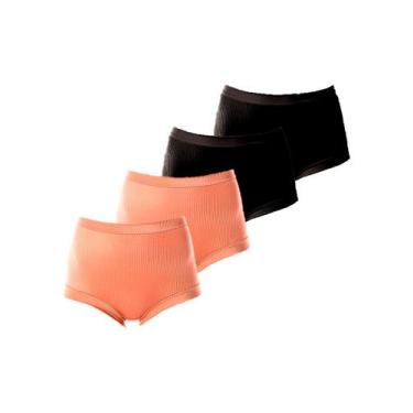 Imagem de Kit com 4 Calcinhas Demillus 26406, Preto, G