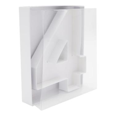 Imagem de Generic Número Pequeno De Papelão 8" Com Caixa E Tampa, Recipiente Para Doces, Embalagem, Recortes Papel Machê (4)