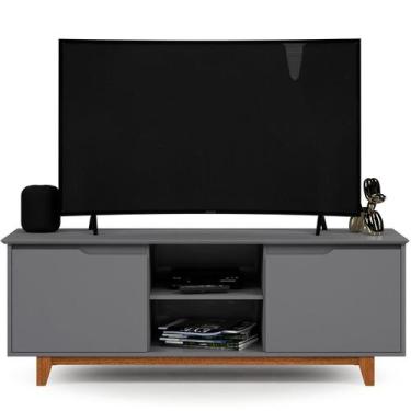 Imagem de Rack Bancada Flow Cinza - EJ Móveis