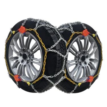 Imagem de BDELI 232605 Correntes Ajustáveis Para Pneus De Neve Caminhonetes Leves, Suvs, Carros, Picapes, Pacote Com 2 Unidades Picapes Antiderrapantes Inverno 225/70R19,5 225/90R16 245/85R15 255/50R20 265/50
