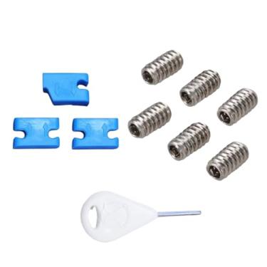 Imagem de Kit Adaptador FCS 2 para Quilha Surf Fcs II Triquilha + 6 Parafusos + 01 Chave para Quilha