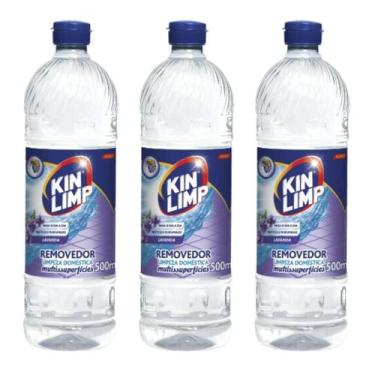 Imagem de Removedor Lavanda KinLimp 500ml Limpeza para Vidros Azulejos e Espelho