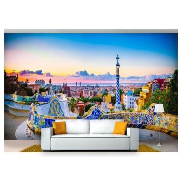 Imagem de Papel De Parede Cidade Barcelona Espanha 3D 6M² Ncd222 - Você Decora