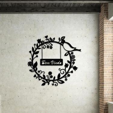 Imagem de Placa Decorativa Bem Vindo - ArteLaser