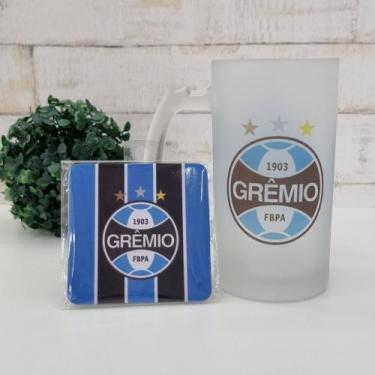 Imagem de Caneca Chopp vidro fosco + descanso para caneca - inFOCO