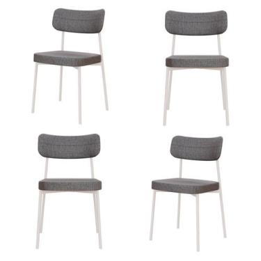 Imagem de Kit com 4 Cadeiras para Sala de Jantar Mona Yescasa