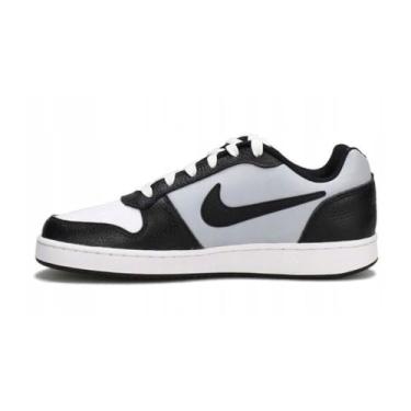 Imagem de Nike Tênis masculino Ebernon Low, Branco Preto Lobo Cinza 102, 46