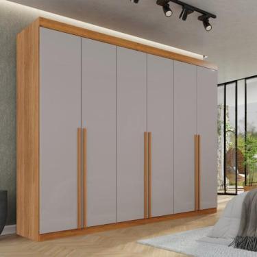 Imagem de Guarda-roupa Casal 6 Portas 8 Gavetas Florianópolis 100% MDF - Valverd